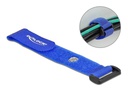 Delock Klettkabelbinder Blau 190 mm x 25 mm 5 Stück