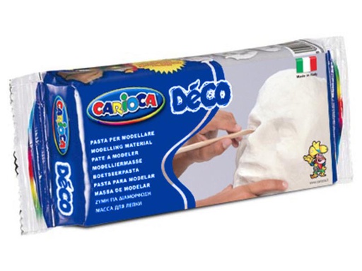 [90132355 722696] Carioca Modelliermasse Déco 500 g Weiss