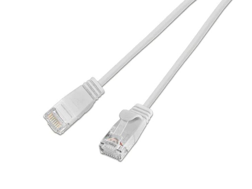 [90132400 353750] SLIM Slimpatchkabel RJ-45 - RJ-45, Cat 6, UTP, 1.5 m, Weiss