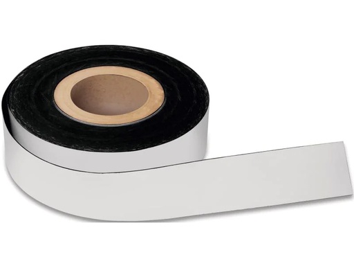 [90132434 1072916] Magnetoplan Magnetband PVC 25 mm x 30 m, Weiss