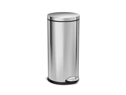 [90132714 885138] Simplehuman Treteimer CW1810 30 Liter, Silber