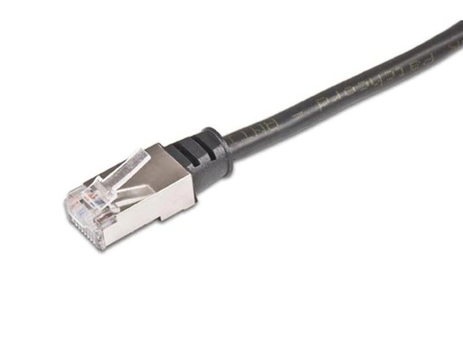 [90132750 306205] Wirewin Patchkabel RJ-45 - RJ-45, Cat 5e, F/UTP, 0.3 m, Schwarz