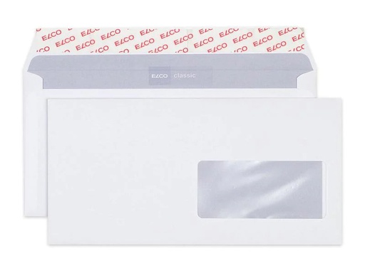 [90132763 82322] ELCO Couvert Classic C5/6 mit Fenster rechts, 500 Stück