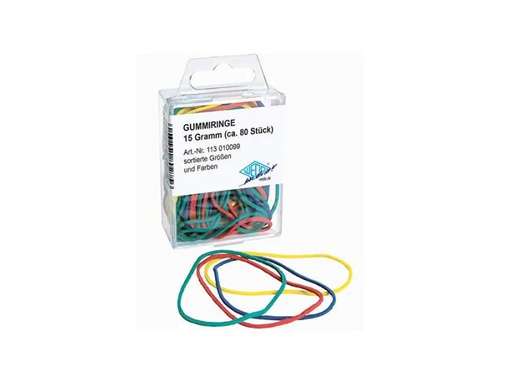 [90132848 220384] WEDO Gummiband verschiedene Grössen, bunt
