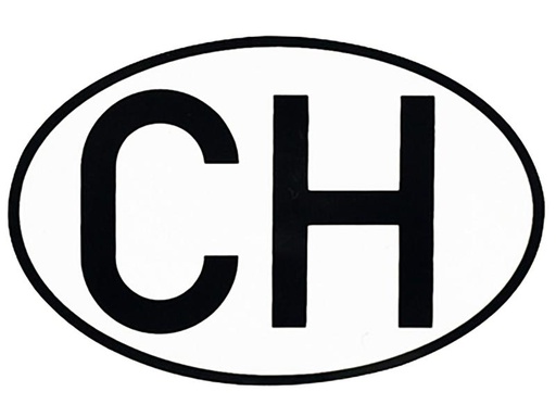 [90132850 385065] Unitec Schild CH Motorrad
