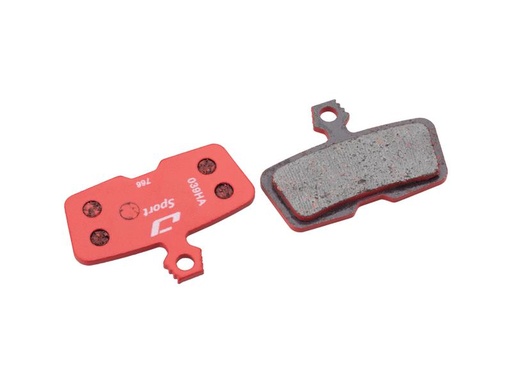 [90132885 1192415] JAGWIRE Bremsbeläge Sport Semi Metallic Rot