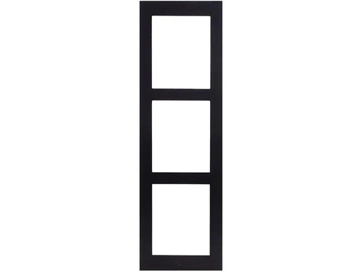 [90132890 874385] 2N Montagerahmen für die Oberputzmontage - 3 Module, schwarz