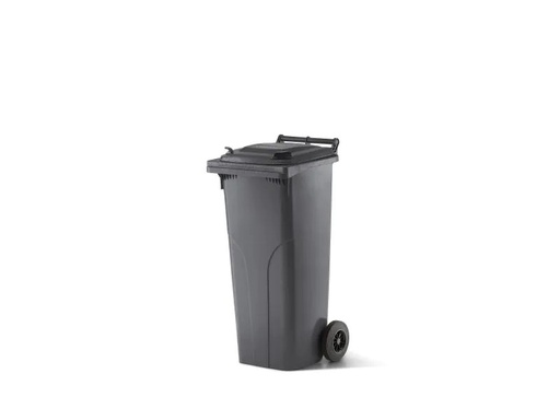 [90132971 498881] Verwo Kunststoffcontainer mit Deckel 140 l, Anthrazit