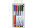 STABILO Folienstift OHPen universal F 6 Stück Mehrfarbig