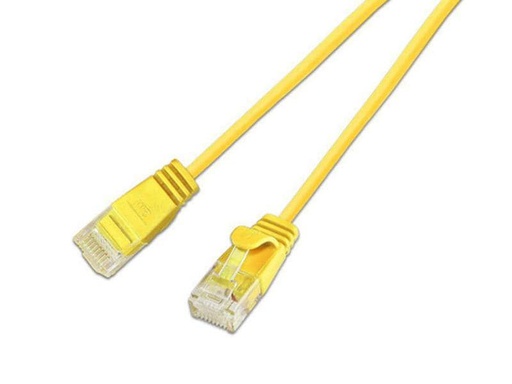 [90133130 353698] SLIM Slimpatchkabel RJ-45 - RJ-45, Cat 6, UTP, 10 m, Gelb