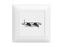 Feller EDIZIOdue Telefondose UP 2x RJ45