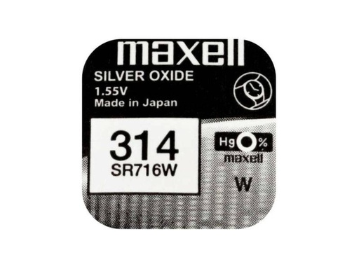 [90133280 920129] Maxell Europe LTD. Knopfzelle SR716W 10 Stück