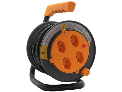 [90133297 560102] Schönenberger Kabelrolle 15 m Orange