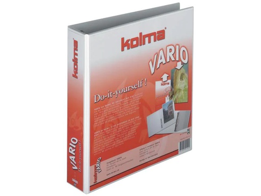 [90133376 830503] Kolma Ringbuch Vario A4 XL Universal 4.5 cm, Weiss