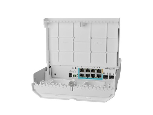 [90133427 1195403] MikroTik GPEN PoE Switch netPower Lite 7R, Outdoor, 10 Port