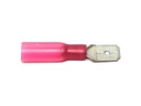 EP Flachstecker WP 6.3 x 0.8 mm, männlich, Rot, 10 Stk.