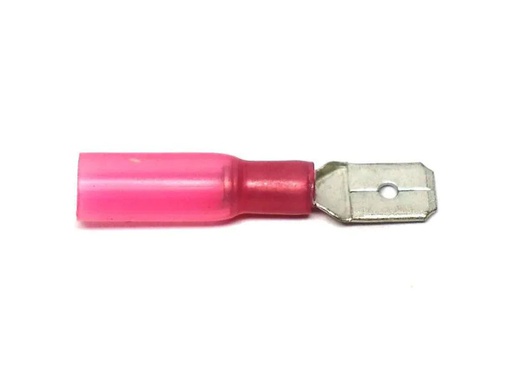 [90133503 992088] EP Flachstecker WP 6.3 x 0.8 mm, männlich, Rot, 10 Stk.