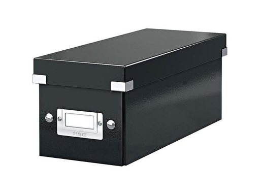 [90133520 370037] Leitz Aufbewahrungsbox 30 CD-Hüllen, Schwarz
