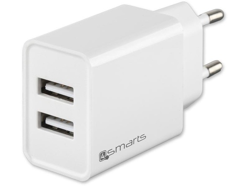 [90133528 1097652] 4smarts USB-Wandladegerät VoltPlug Dual 12W