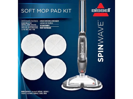 [90133633 606298] BISSELL Wischbezug Spin Wave Soft 4 Stück