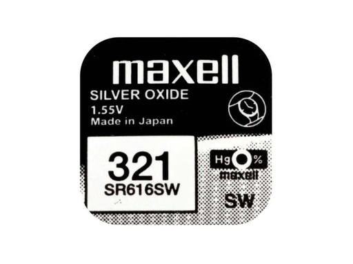 [90013348 920136] Maxell Europe LTD. Knopfzelle SR616SW 10 Stück