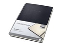 Sigel Spiralblock A4 160 Blatt, Liniert, Schwarz