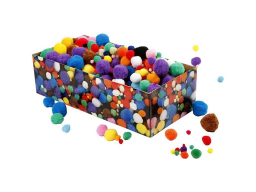 [90133810 1043685] Creativ Company Pompon Set Mehrfarbig