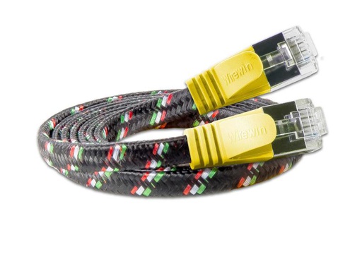 [90133828 355241] SLIM Slimpatchkabel RJ-45 - RJ-45, Cat 6, STP, 10 m, Gelb