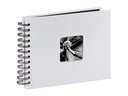 Hama Fotoalbum Fine Art 24 x 17 cm Weiss, 50 schwarze Seiten