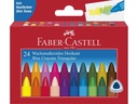 Faber-Castell Wachsmalstifte Mehrfarbig, 24 Stück