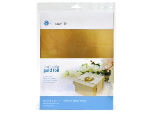 [90134011 270977] Silhouette Folie 21,5 cm x 28 cm Gold, bedruckbar