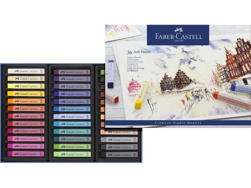 [90134028 807249] Faber-Castell Pastellkreide Soft 36 Stück