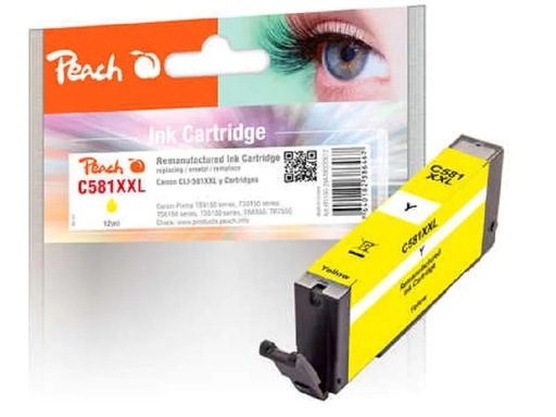 [90134039 1142520] Peach Tinte Canon CLI-581XXL Yellow