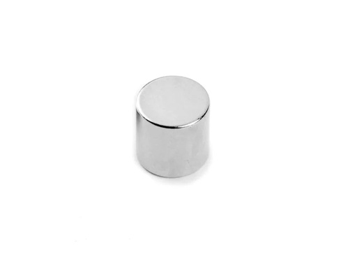 [90134085 279399] supermagnete Haftmagnet 10 x 10 mm Silber, 5 Stück