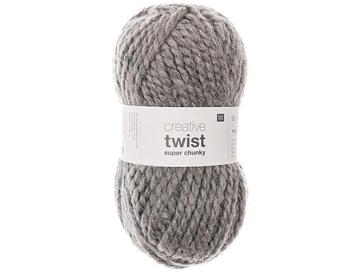 [90134177 945139] Rico Design Wolle Creative Twist Super Chunky 100 g Hellgrau