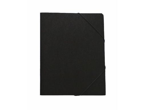 [90134191 1139161] EROLA Gummibandmappe Pressspan A4 Schwarz, 1 Stück