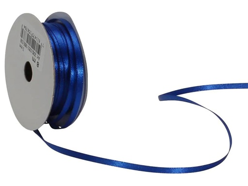 [90134261 1122476] Spyk Satinband 3 mm x 8 m, Blau