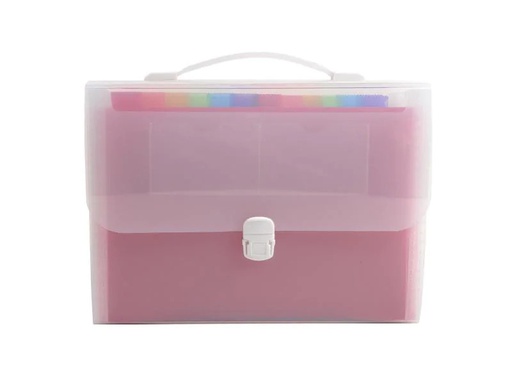 [90134620 914532] Exacompta Fächermappe Crystal 33 x 29 cm, Transparent