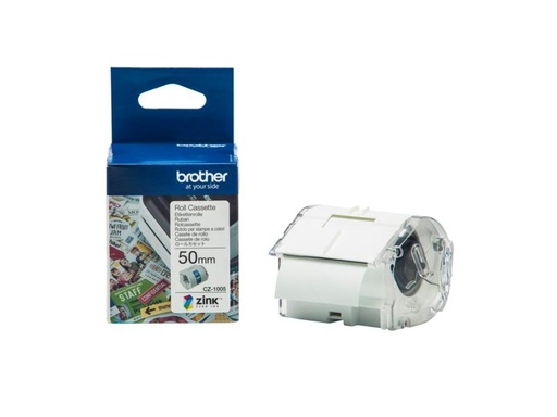 [90134624 758099] Brother Etikettenrolle CZ1005 ZINK 50 mm x 5 m