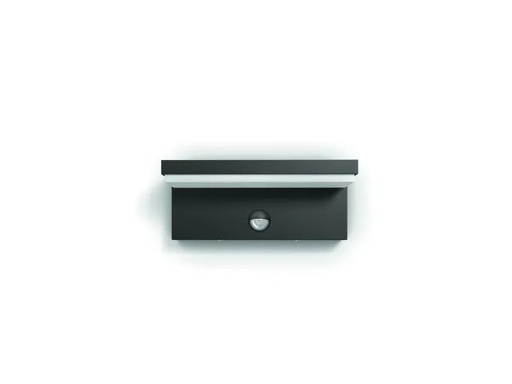 [90134645 553998] Philips myGarden Wandleuchte Bustan, 1000 lm, Anthrazit + Sensor