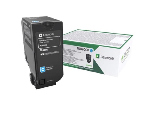 [90013451 718639] Lexmark Toner 75B20C0 Cyan