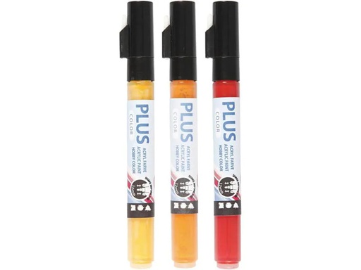 [90134751 981583] Creativ Company Acrylmarker Plus Color 3er Set