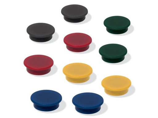 [90013457 860904] Sigel Haftmagnet 24 mm 10 Stück, Assortiert