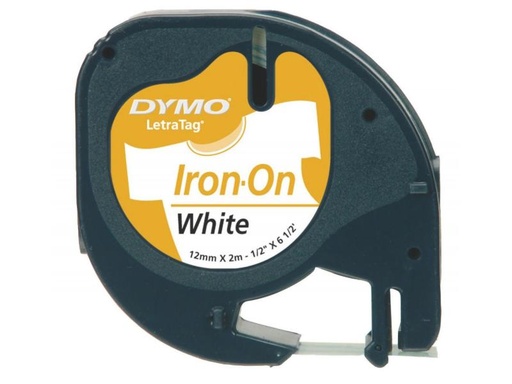 [90135014 80506] DYMO Beschriftungsband LetraTag Schwarz auf Weiss
