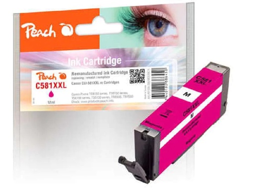 [90135079 1142519] Peach Tinte Canon CLI-581XXL Magenta