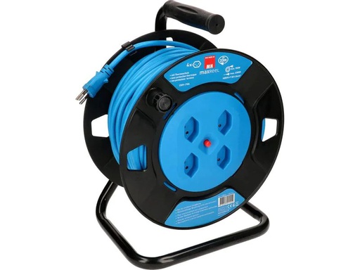 [90135103 1119388] Max Hauri Kabelrolle V2 33 m Blau