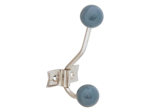 [90135158 1176483] Tranquillo Wandhaken 2-fach, Retro, Blau