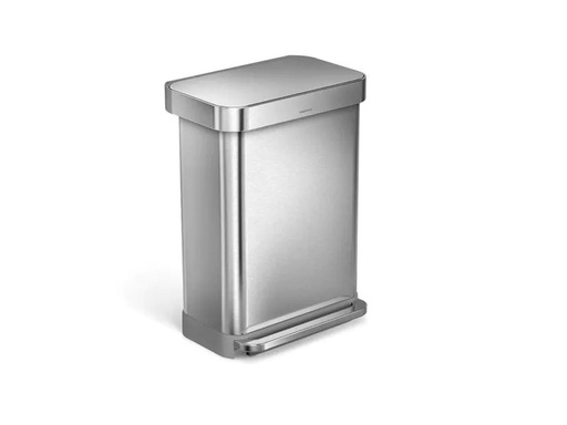 [90135246 887353] Simplehuman Treteimer CW2023 55 Liter, Silber