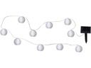 Star Trading Lichterkette Solar Festival 270 cm, Weiss