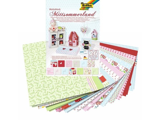 [90135327 287702] Folia Motivblock Mittsommerland Mehrfarbig